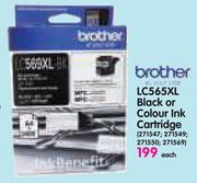 Brother LC565XL Black Or Colour Ink Catridge-Each