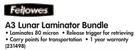 Feitowes A3 Lunar Laminator Bundle