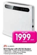Huawei Wi-Fi Router With LTE/3G Modem 8593