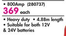 MoJo Booster Cables-800Amp