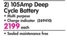Probe 105Amp Deep Cycle Battery-Each