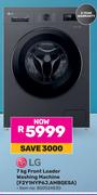 LG 7Kg Front Loader Washing Machine F2Y1HYP6J.AMBQESA (850024830)