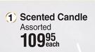 Scented Candle Assorted-Each  