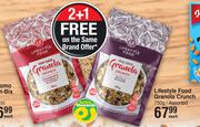 Lifestyle Food Granola Crunch Assorted-750g Each