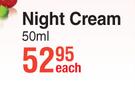 Johnson's Night Cream-50ml Each