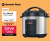 Bennett Read 6L Black Multi Cooker 10298857