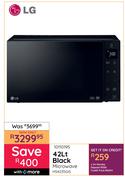 LG 42L Black Microwave MS4235GIS 10110195