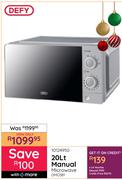 Defy 20L Manual Microwave DMO381 10124950