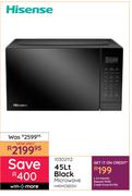 Hisense 45L Black Microwave H45MOBS5X 10302112