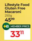 Lifestyle Food Gluten Free Macroni-250g