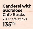 Canderel With Sucralose Cafe Sticks 200 Cafe Sticks