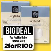 You First Erythritol Powder-2 x 500g