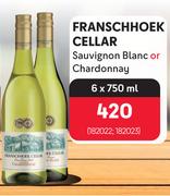 Franschhoek Cellar Sauvignon Blanc Or Chardonnay-6 x 750ml