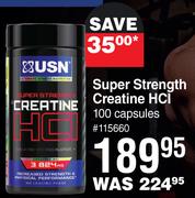 USN Super Strength Creatine HCI 100 Capsules