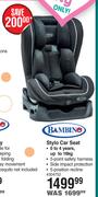 Bambino Stylo Car Seat 0 To 4 Years, Up To 18Kg