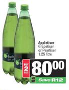 Appletiser Grapetiser Or Peartiser-For 2 x 1.25L