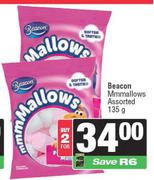 Beacon Mmmallows Assorted-For 2 x 135g