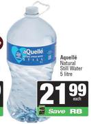 Aquelle Natural Still Water-5L Each