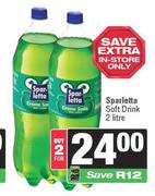 Sparletta Soft Drink-For 2 x 2L