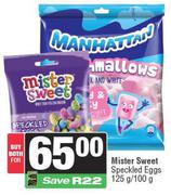 Mister Sweet Speckled Eggs-125g/100g