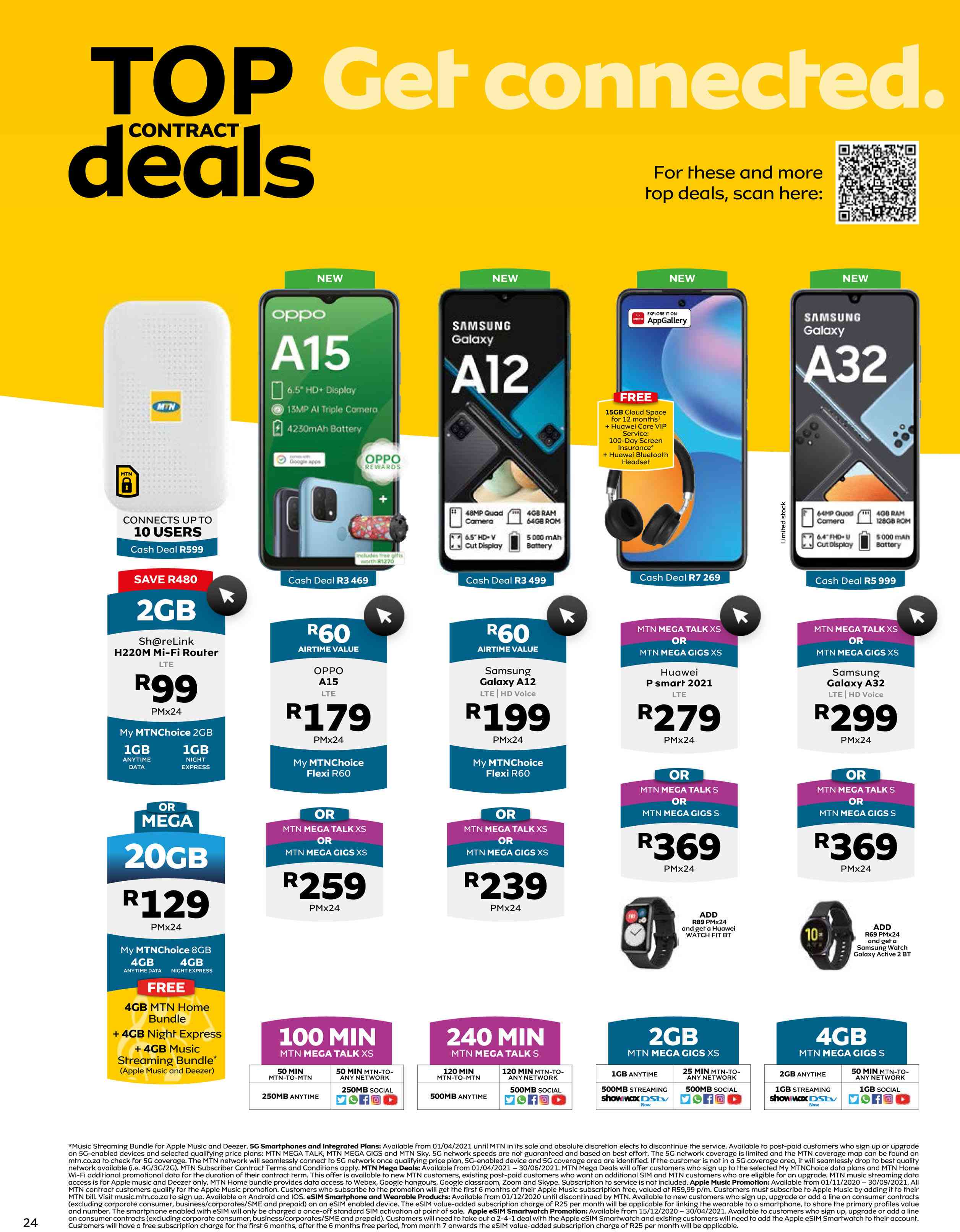 samsung a50 mtn contract deals