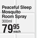 Peaceful Sleep Mosquito Room Spray-300ml Each