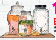 6Ltr Embossed Beverage Dispenser-Each