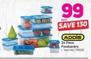 Addis 24 Piece Foodsavers-Each