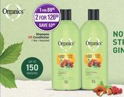 Organics Shampoo Or Conditioner Assorted-For 2 x 1L