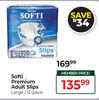 Softi Premium Adult Slips (Large) 12-Pack