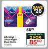 Libresse Ultra Night Duo Pads-For 2 x 16 Pack