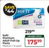 Softi Premium Adult Pull-Up Pants (Medium) 14 Pack