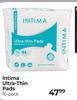 Intima Ultra-Thin Pads 16 Pack ( (2 + 1 Cheapest Free)