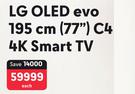 LG 195cm (77") OLED Evo C4 4K Smart TV 850019036