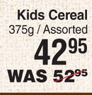 Futurelife Kids Cereal Assorted-375g 