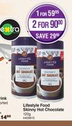 Lifestyle Food Skinny Hot Chocolate-For 2 x 120g