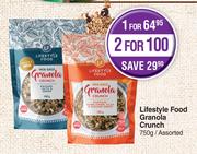 Lifestyle Food Granola Crunch Assorted-For 1 x 750g