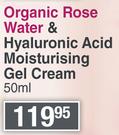 Nivea Organic Rose Water Hyaluronic Acid Moisturising Gel Cream-50ml