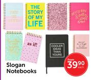 Slogan Notebooks-Each