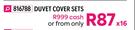 Kamora Basic 6 Piece Duvet Cover Sets (Double)
