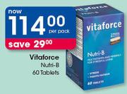 Vitaforce Nutri-B Tablets-60's Per Pack