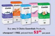 Clicks Essentials Products-Per Pack