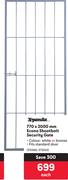Xpanda 770 x 2000mm Econo Shootbolt Security Gate-Each