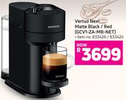 Vertuo Next Matte Black/Red GCV1-ZA-MB-NET