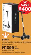 Birdie Assorted Glow Scooters BIRD-VA-00057-Each