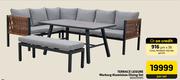 Terrace Leisure Warburg Aluminium Dining Set-Per set