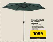 Terrace Leisure 3m Standard Umbrella-Each