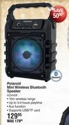 Polaroid Mini Wireless Bluetooth Speaker