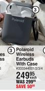 Polaroid Wireless Earbuds With Case-Each