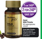 Dis-Chem Gold Milk Thistle 60 Vegecapsules-For 1